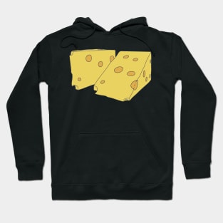 Cheese Wedge - Triangle Dairy Product - Cheesemaker Hoodie